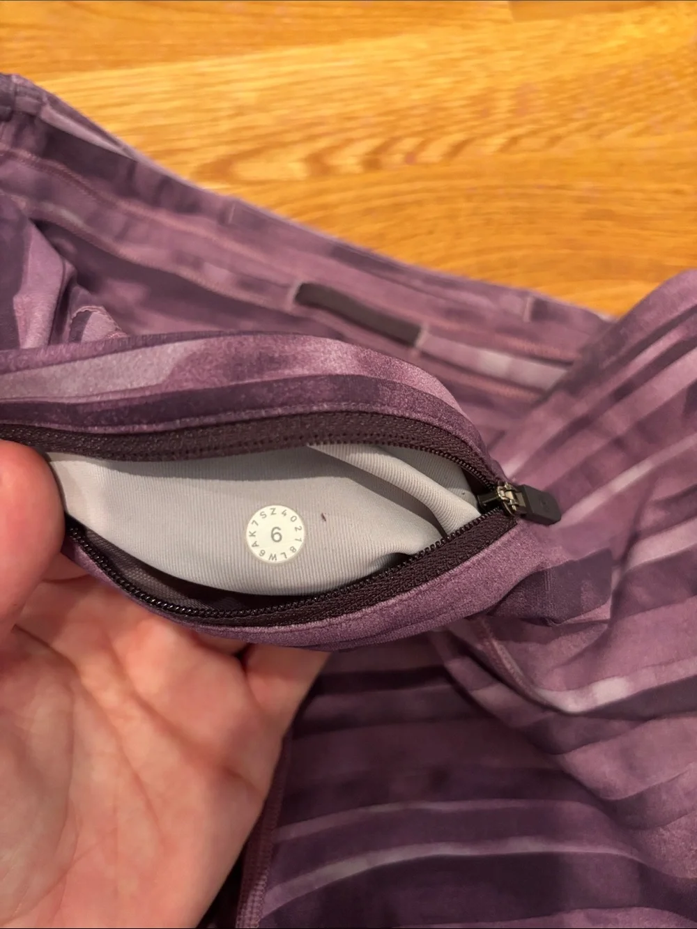Lululemon Speed Up Crop Leggings in Purple